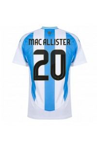 Fotbalové Dres Argentina Alexis Mac Allister #20 Domácí Oblečení Copa America 2024 Krátký Rukáv